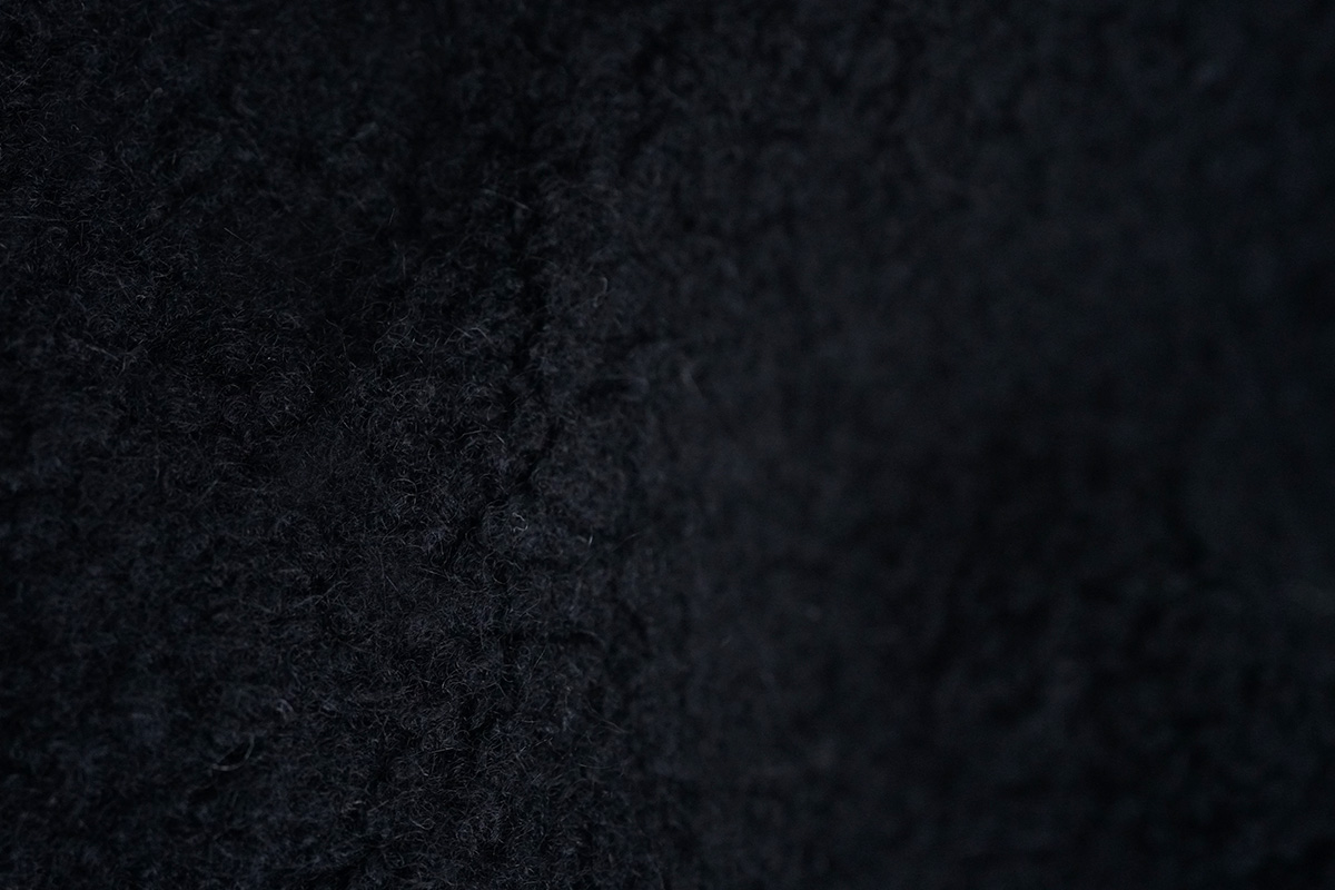 Mochiモチside button knit cardigan [black/ma25-kn-03]