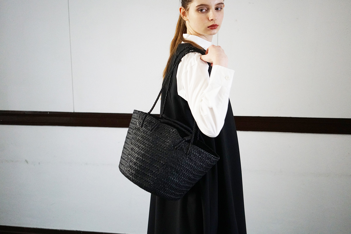 Aeta KG06 BASKET M + SHOULDER かごバッグ-