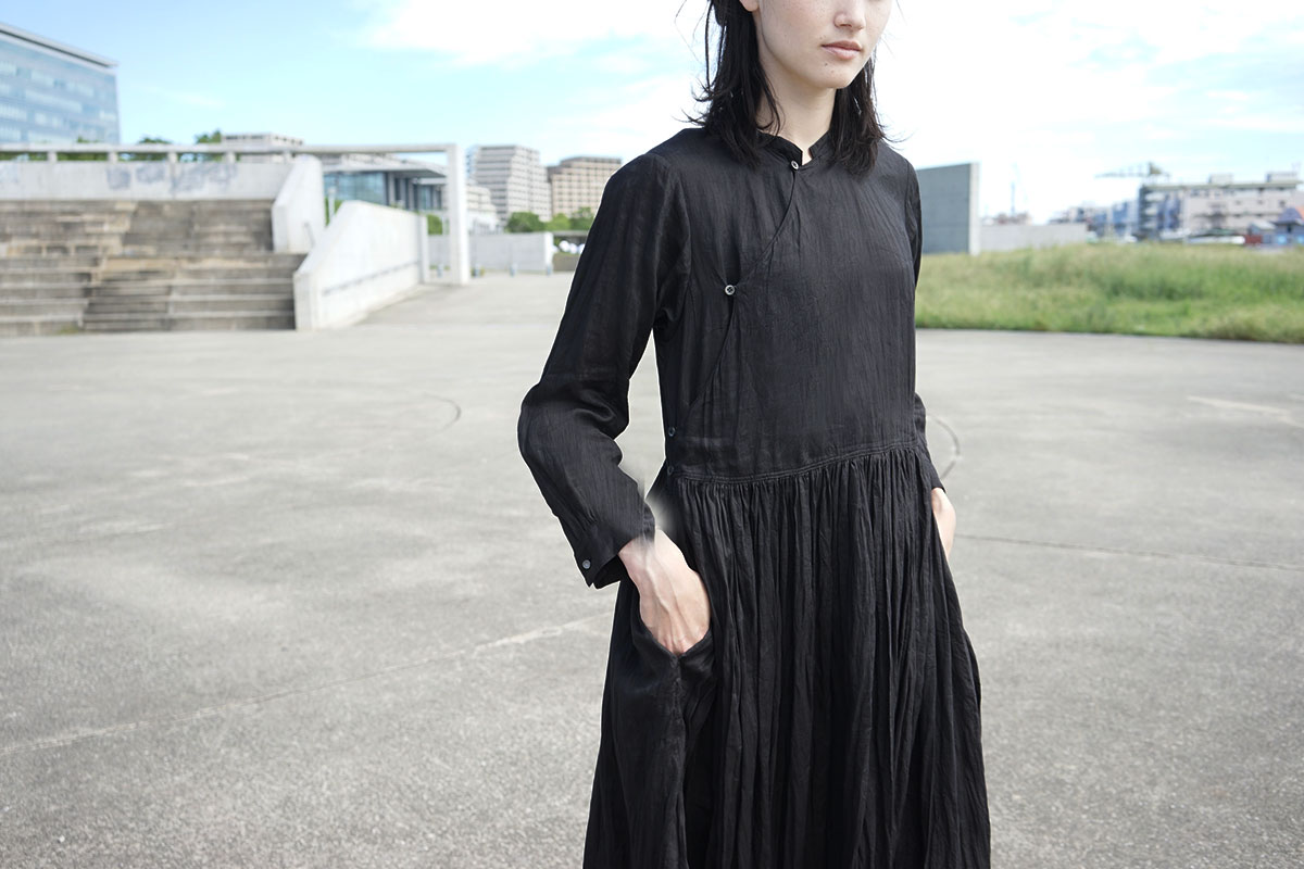 suzuki takayukiスズキタカユキcache-soeur dress[S201-23/black