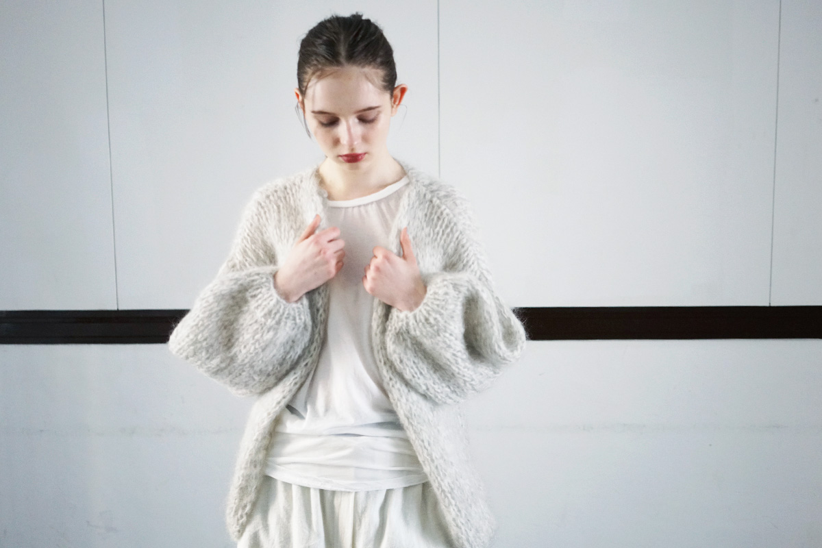 Maiami/マイアミ Mohair Big Cardigan [MMO22280/B・CONCRETE]