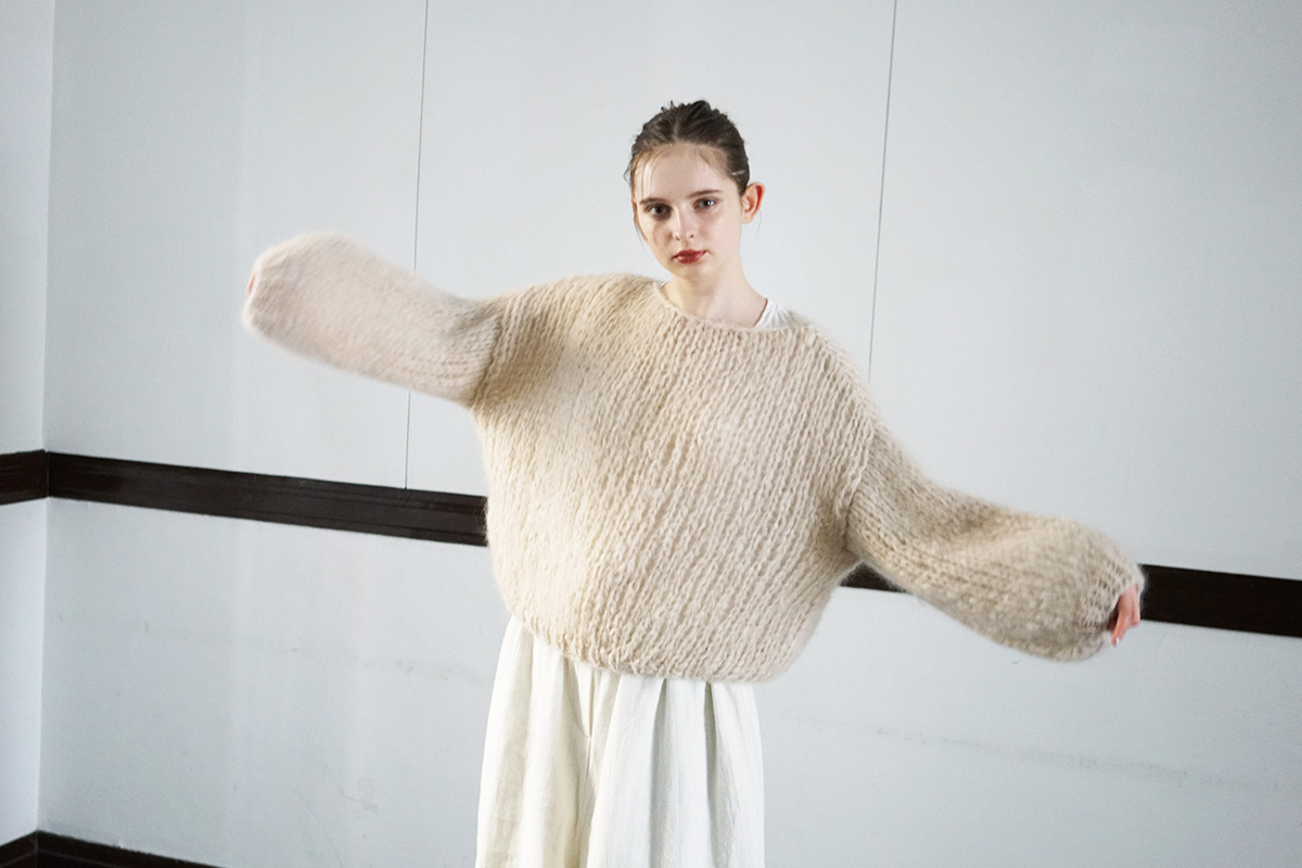 Maiami/マイアミMohair Big Sweater[MMO23150/BEIGE]Maiami 最新