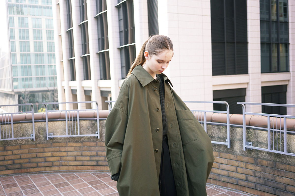 Edwina Hoerl エドウィナホールcoat[06C/EH41HBB-02/khaki]Edwina