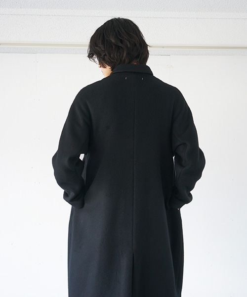 suzuki takayukiスズキタカユキstand-fall-collar coat Ⅲ[A213-16 