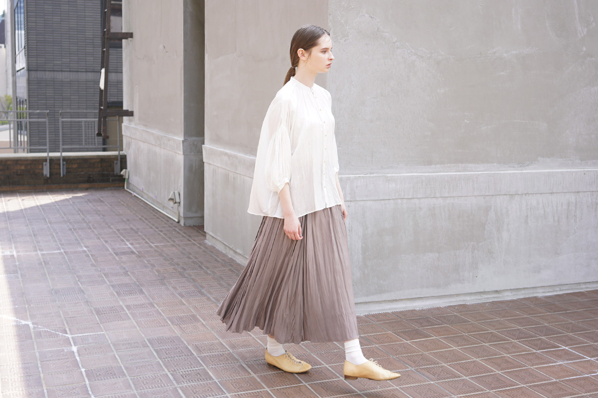 ポイント5倍 suzuki takayuki 2021SS long skirt gray - 通販