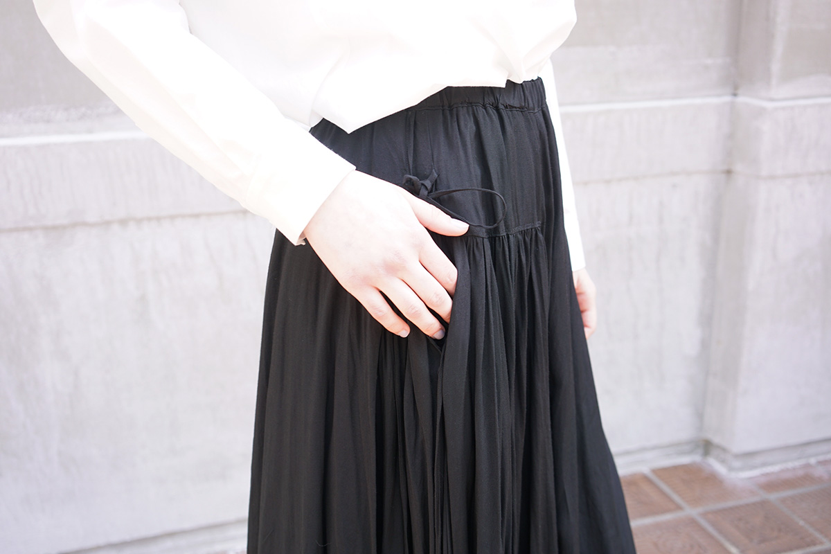 suzuki takayuki 2021SS long skirt gray オンラインストア直営店 www