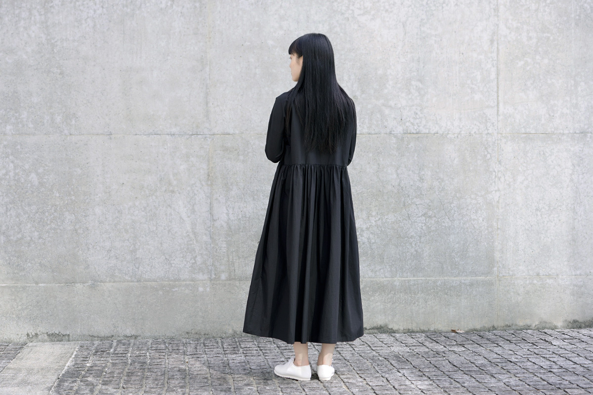Mochi, モチ, shirt dress [ma-op-04/black/・1]