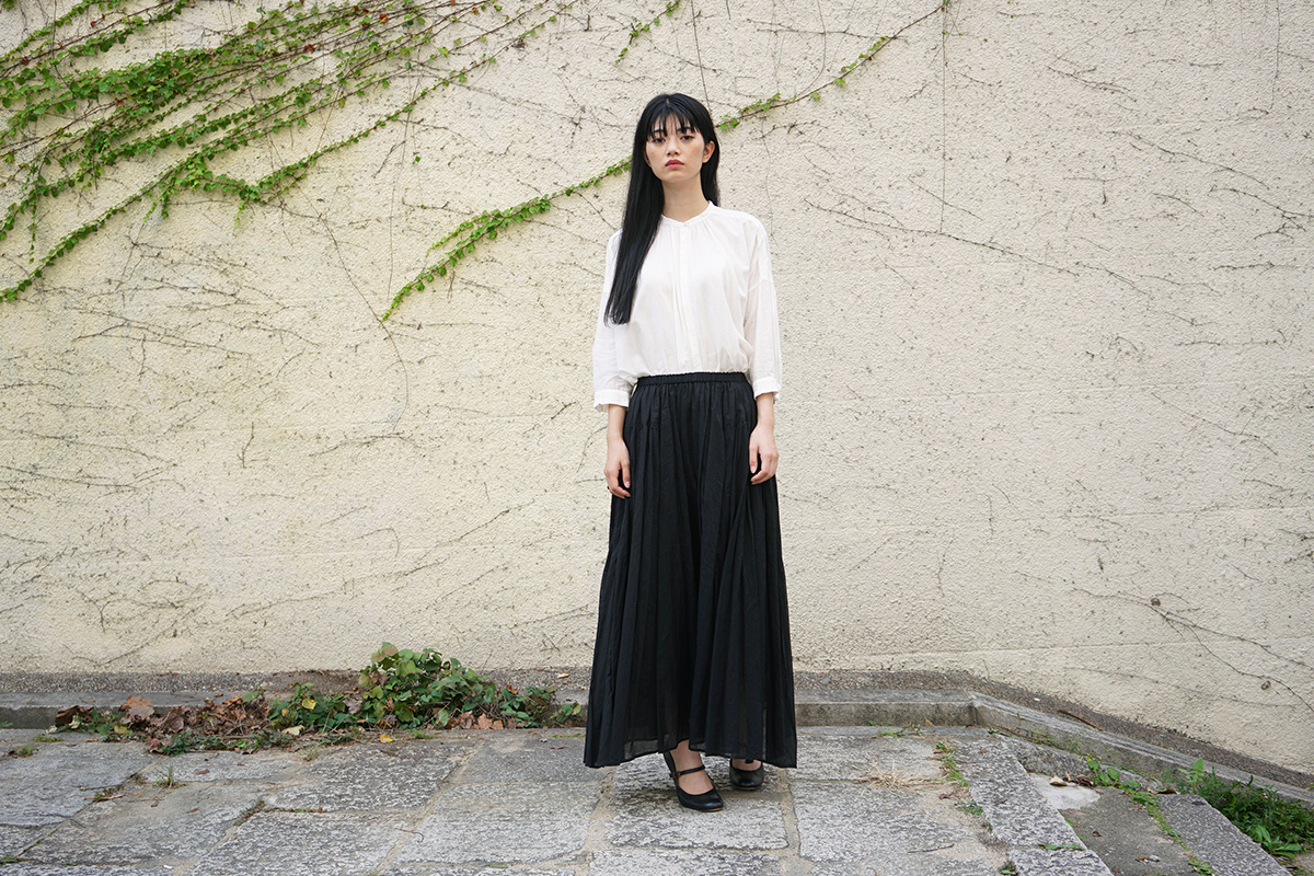 suzuki takayuki スズキタカユキ long skirt [S211-32/black]