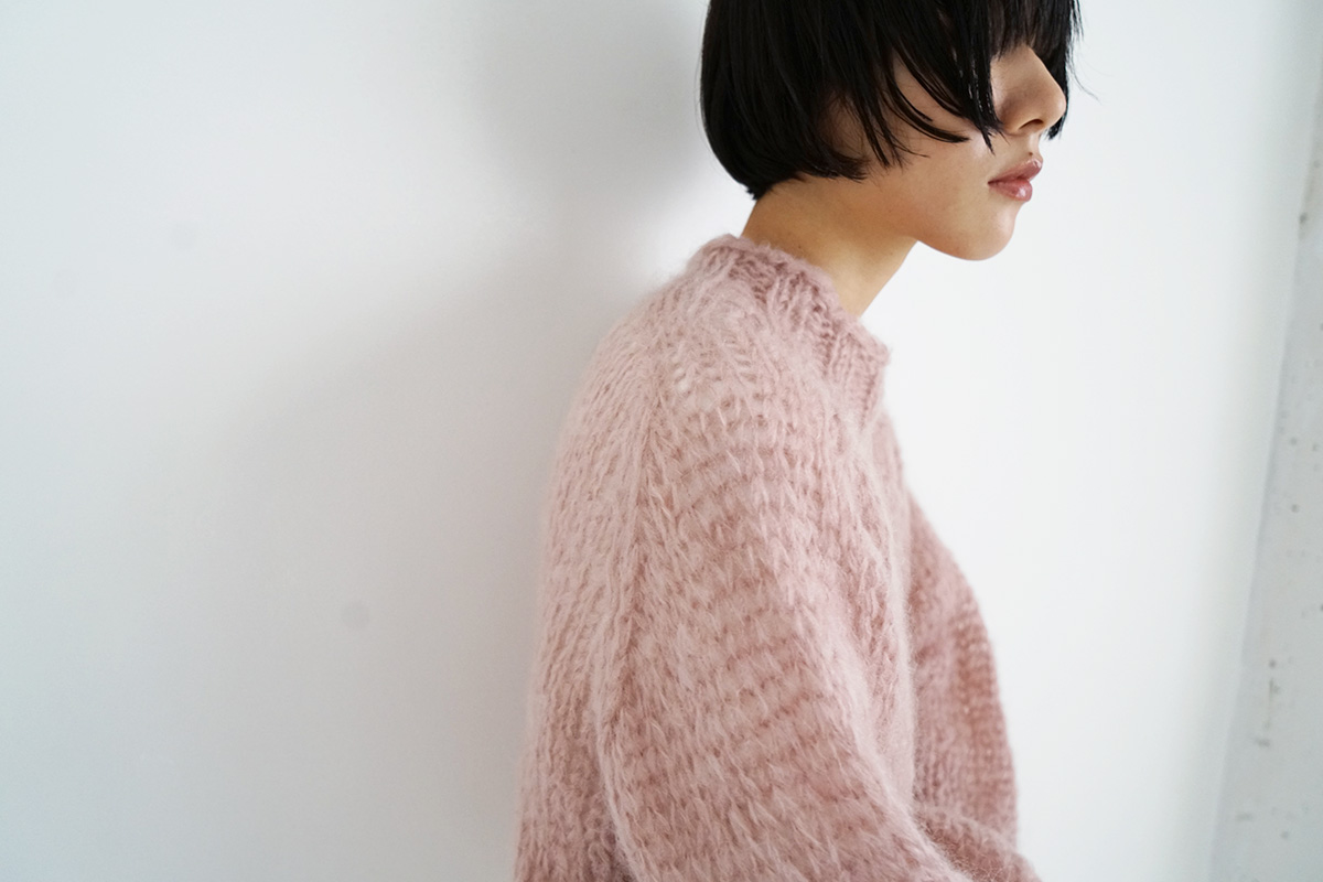 Maiami/マイアミ Mohair New Pullover [MMO23110/Antique Pink]