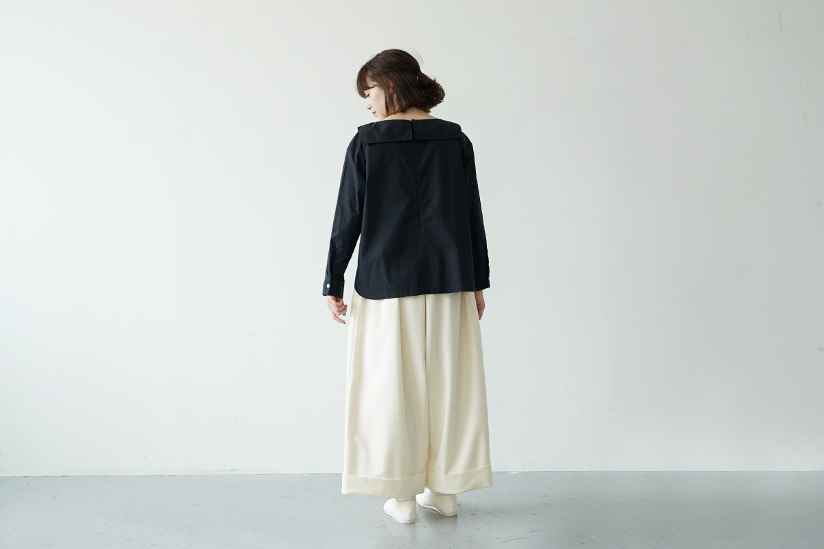 Mochi sailor shirt [ma21-sh-01/black]