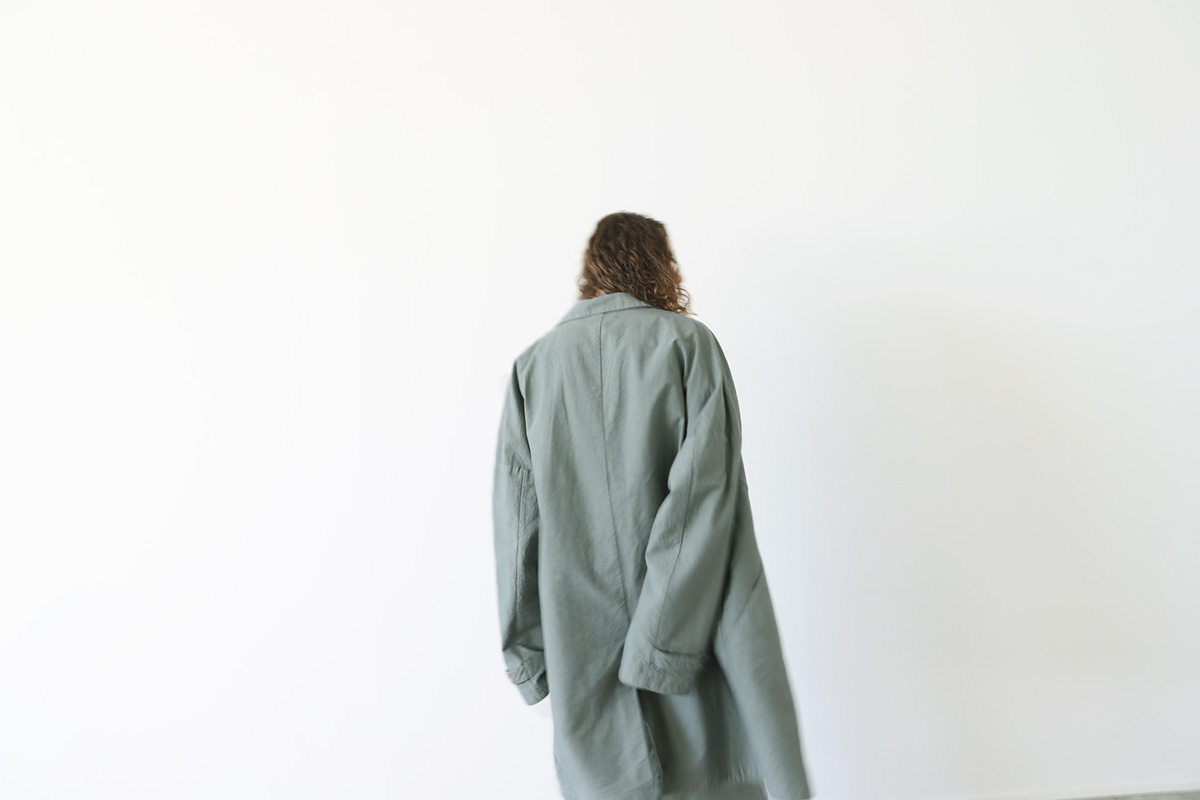 VU ヴウ dyed coat vu-a12-j11[GREEN GRAY]