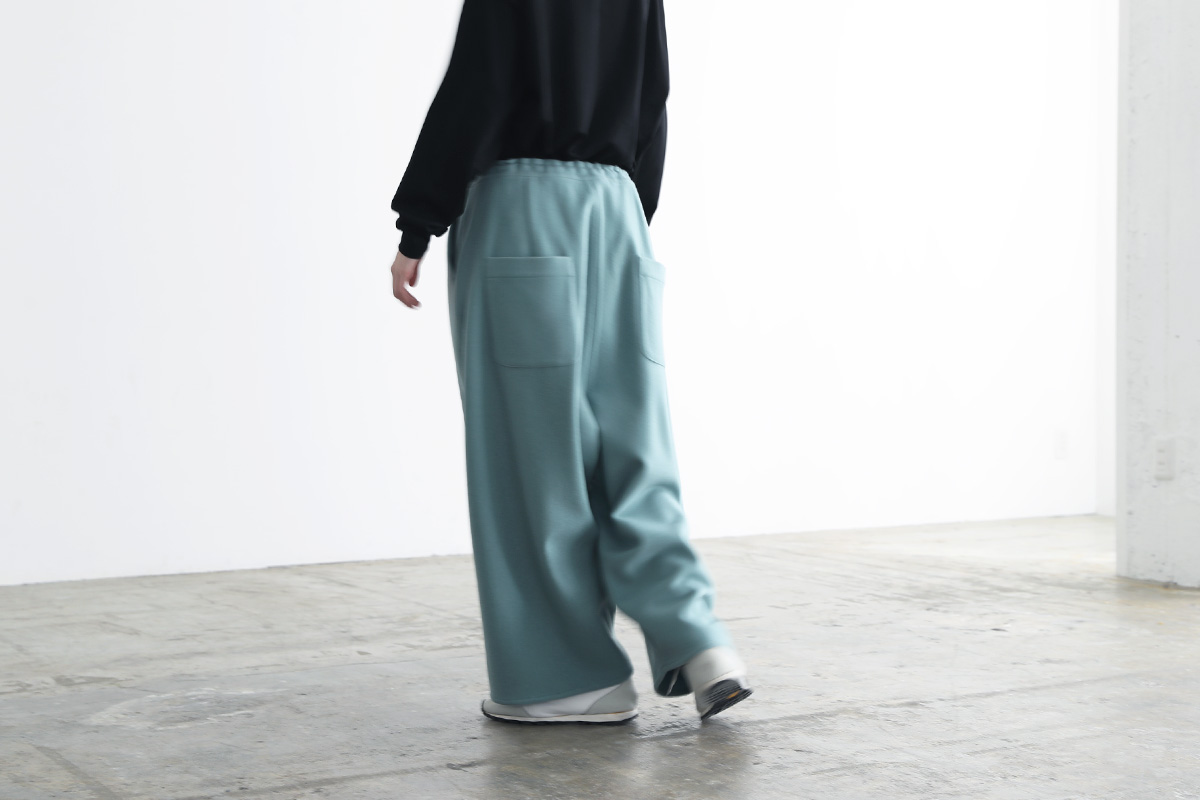 VUy ヴウワイ wide silhouette pants vuy-a12-p01[GREEN]