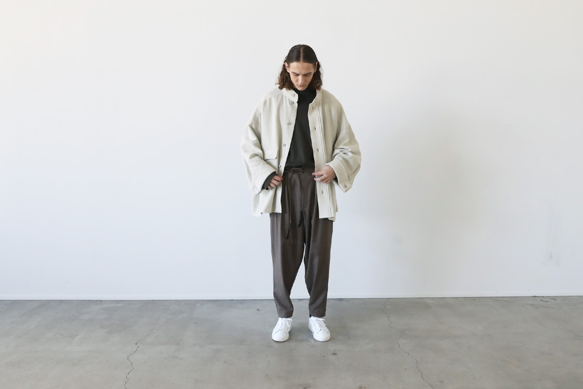 Edwina Hoerl エドウィナホール HBB STAND-UP COLLAR BLOUSON[02/EH43HBB-07/<anissue of freedom>]