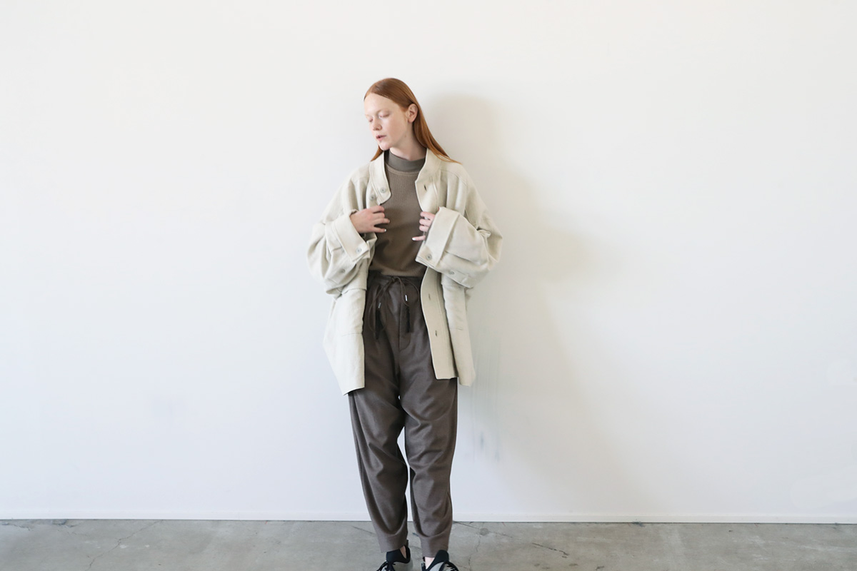Edwina Hoerl  エドウィナホール HBB STAND-UP COLLAR BLOUSON[02/EH43HBB-07/<anissue of freedom>]