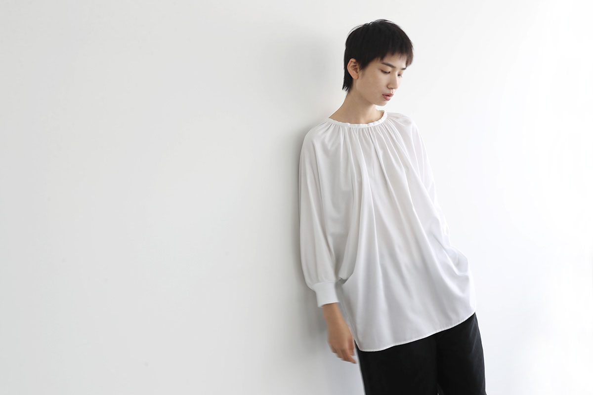 Mochi dolman sleeve blouse [ms22-b-01/white]