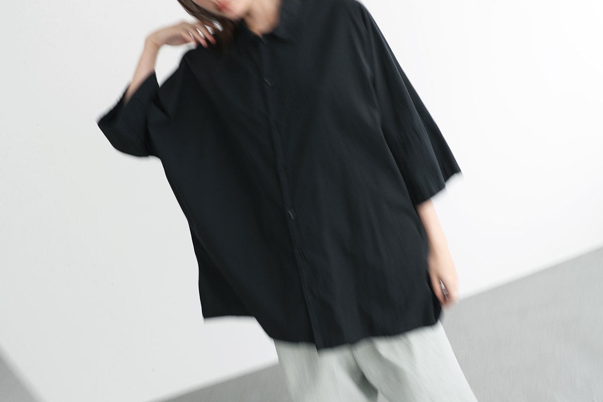 VU ヴウ dolman shirt vu-s22-s02[SUMI BLACK]