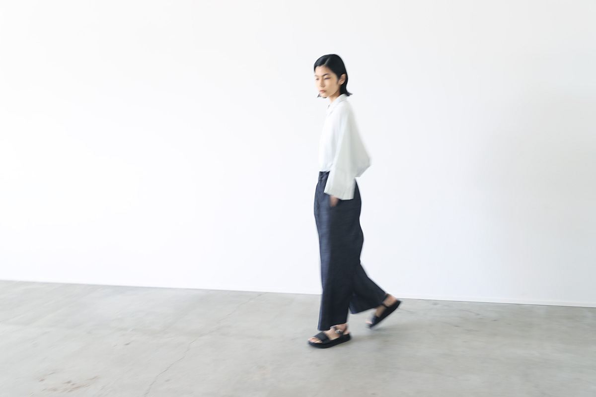 VU ヴウ easy pants vu-s22-p13[DEEP BLUE]