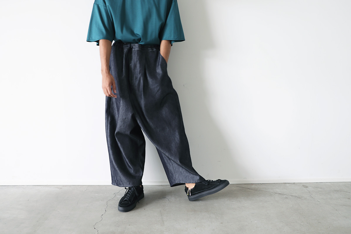 VU, ヴウ, wide silhouette pants vu-s22-p14[DEEP BLUE]:s_