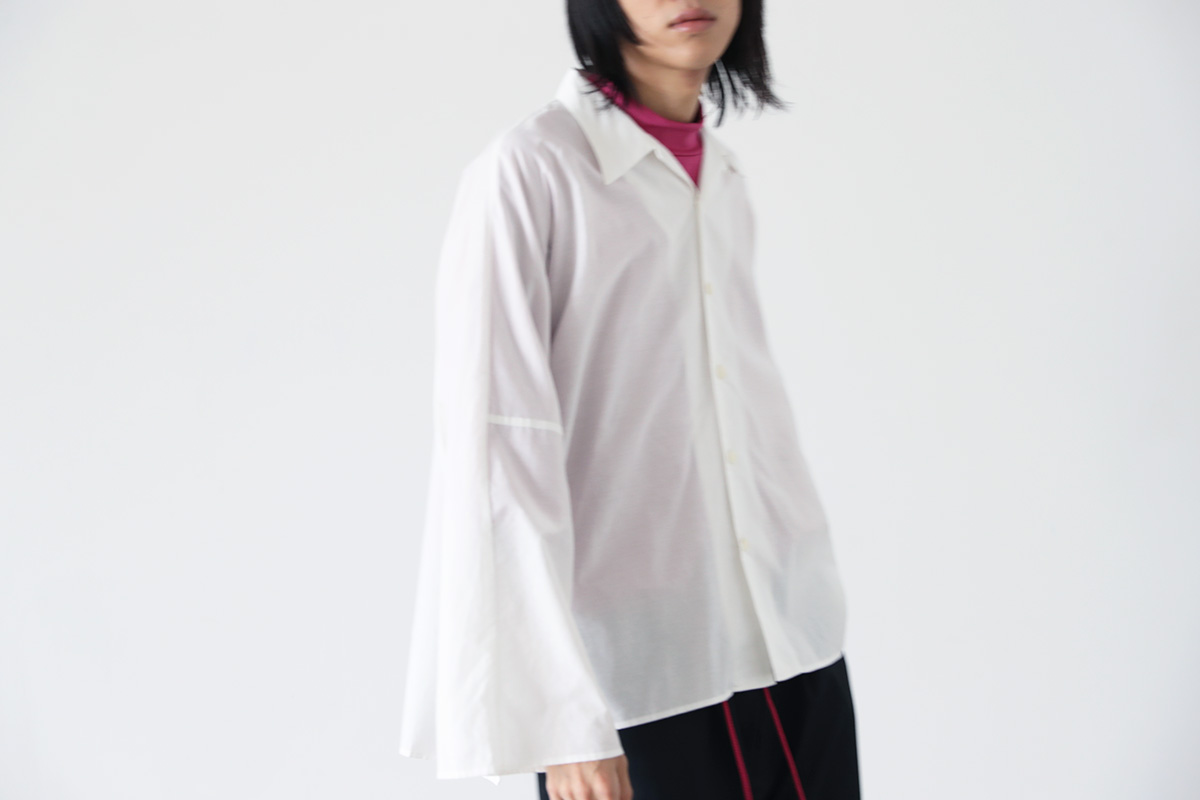 VUy ヴウワイ opencolor shirt vuy-s22-s04[WHITE]