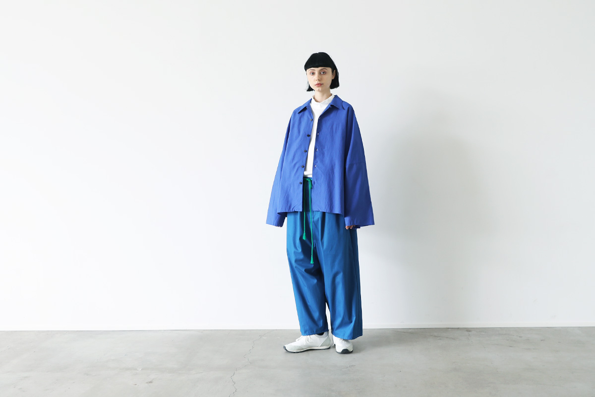 VUy ヴウワイ opencolor shirt vuy-s22-s04[BLUE]
