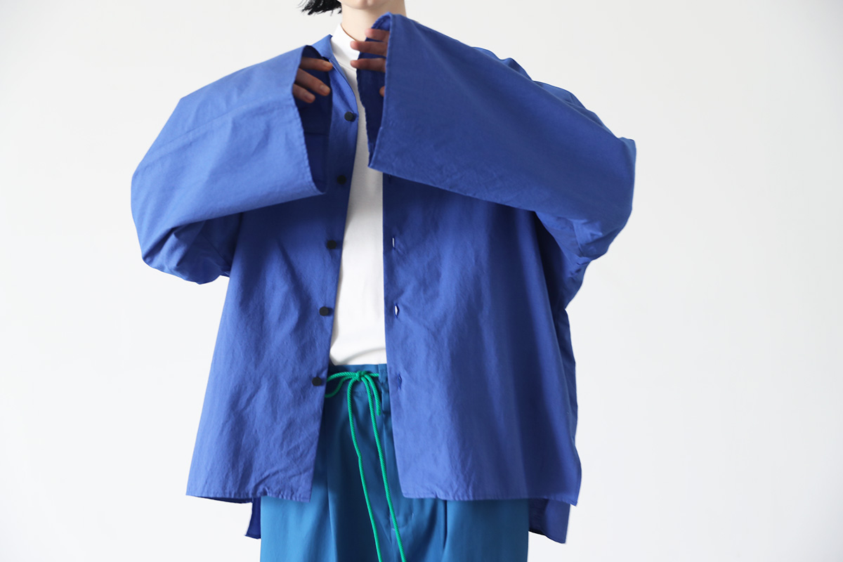 VUy ヴウワイ opencolor shirt vuy-s22-s04[BLUE]