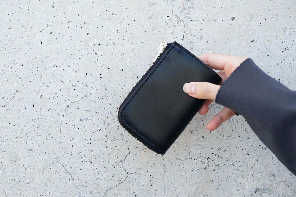 Aeta アエタVT01 COIN CASE[BLACK]Aeta 最新のバッグなど革アイテムを