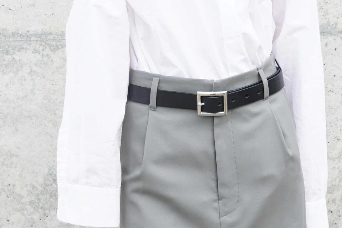 Aeta アエタVT12 SQUARE BUCKLE BELT：M[BLACK]Aeta 最新のバッグなど