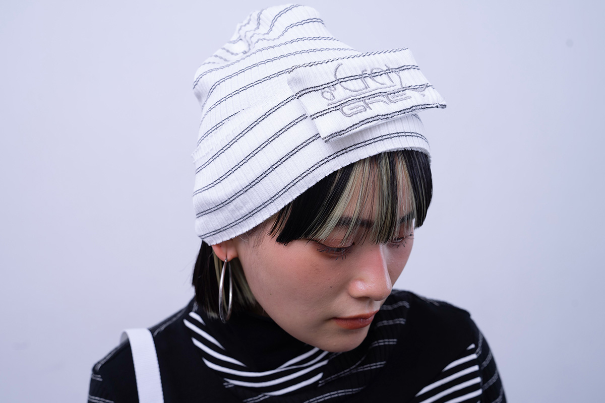 BALMUNG バルムング22AW32 ニットキャップ[ボーダー柄]BALMUNG 最新