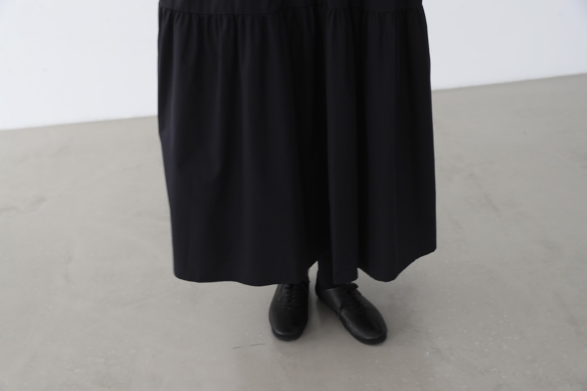 Mochi tiered dress [ma22-op-03/black]