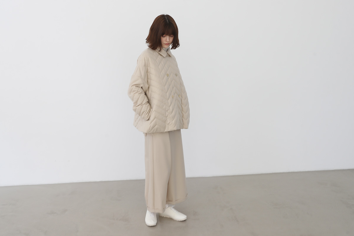 Mochi quilted jacket [ma22-jk-02/off beige]