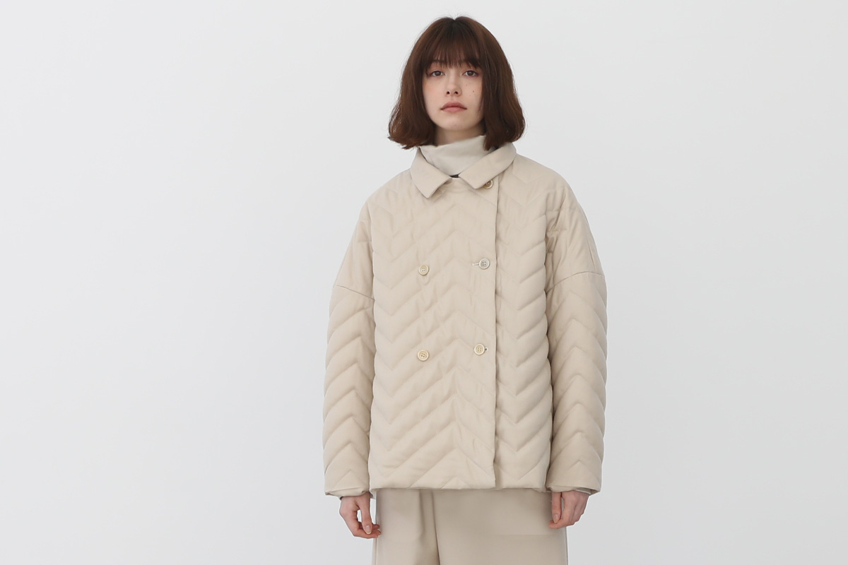 Mochi quilted jacket [ma22-jk-02/off beige]