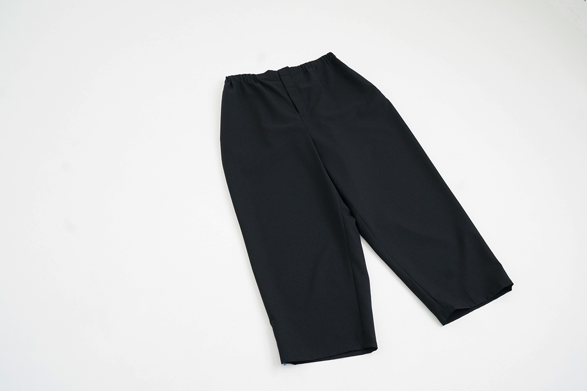 新品 VU 22SS ヴウ easy pants シルク ワイド デニム パンツ-