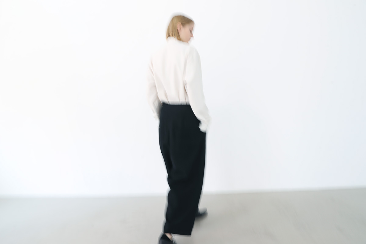 VU ヴウ wide silhouette pants vu-a22-p09[BLACK]