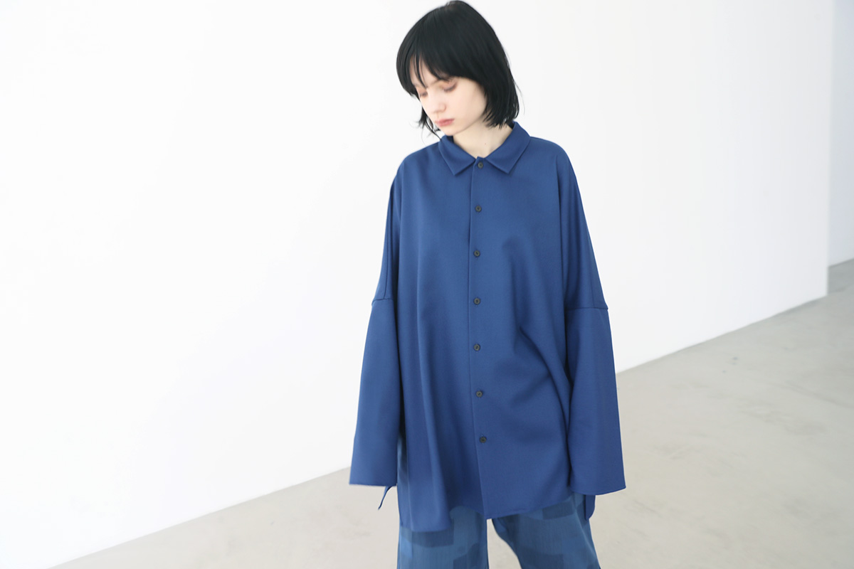 VUy ヴウワイ dolman shirt vuy-a22-s02[BLUE]