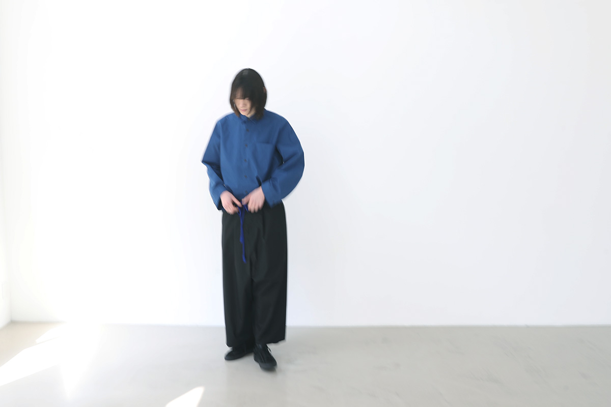 VUy ヴウワイ wide silhouette pants vuy-a22-p01[BLACK]