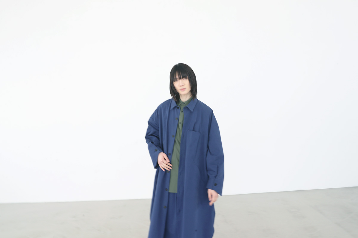 VUy ヴウワイ long coat vuy-a22-c01[BLUE]
