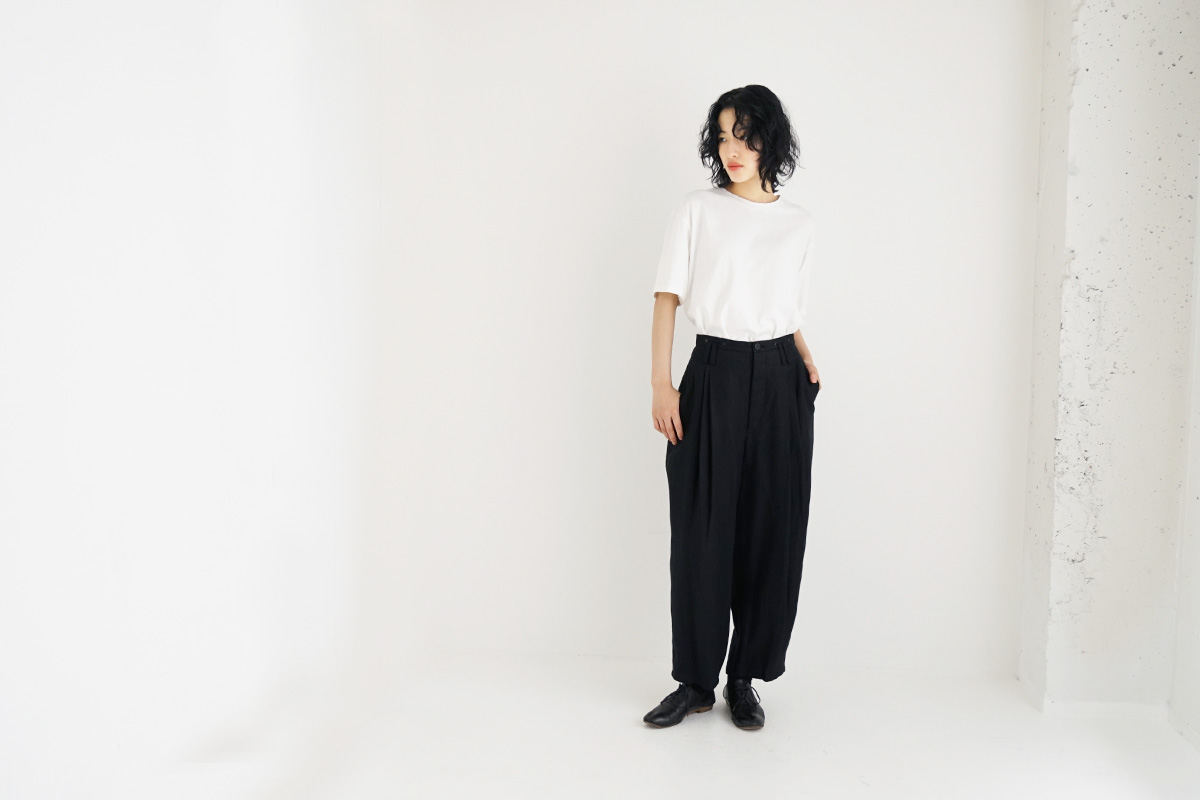 新品 スズキタカユキ wide-legged pants スズキタカユキ 送無料