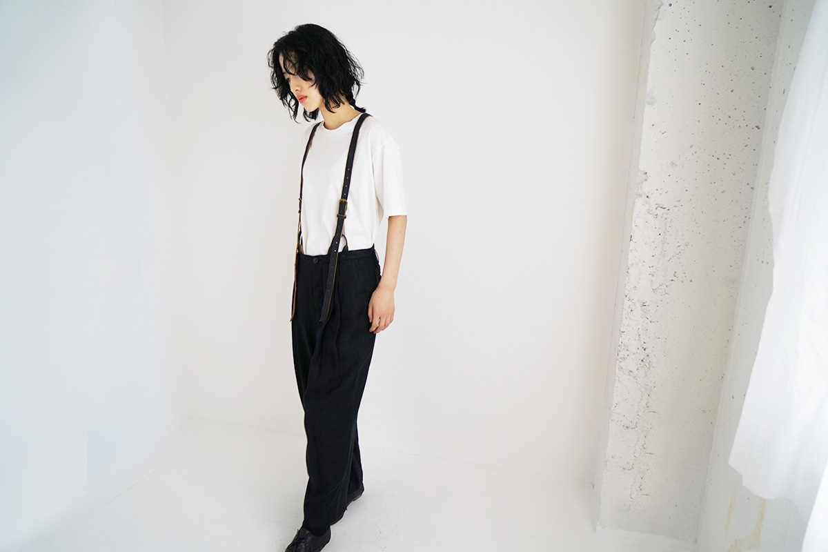 suzuki takayuki スズキタカユキ suspenders [T005-04/black]