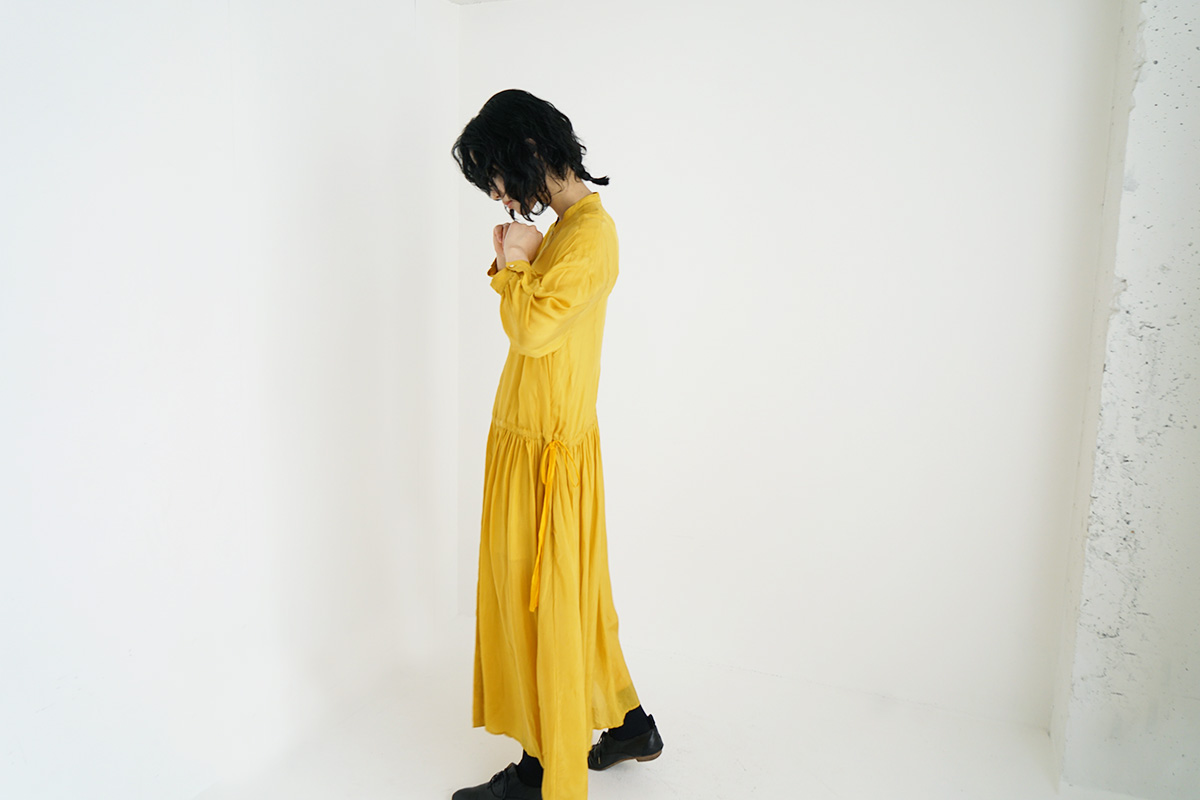 doropped-torso dress/suzuki takayuki