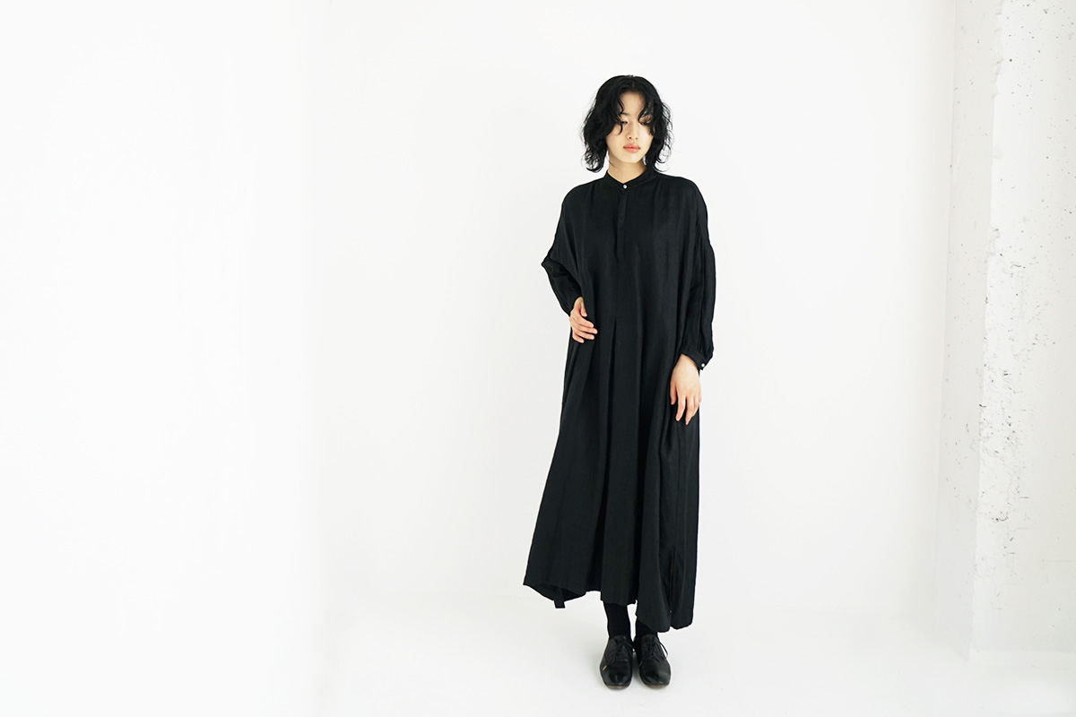 suzuki takayukiスズキタカユキpeasant dress [T001-15/black]suzuki 