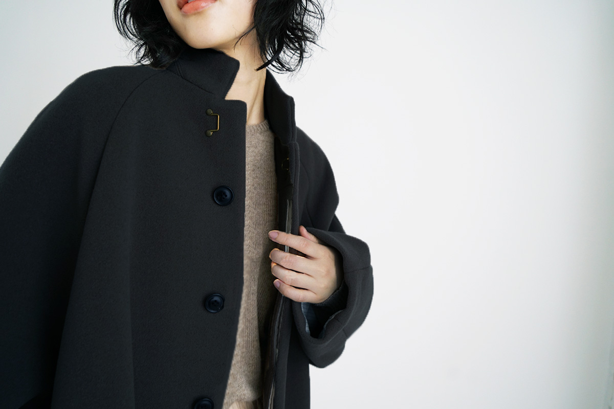 suzuki takayuki スズキタカユキ short coat [A231-13/black]