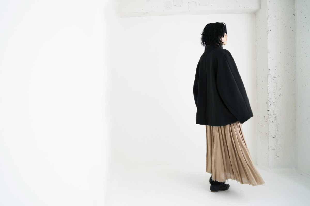 suzuki takayuki スズキタカユキ short coat [A231-13/black]