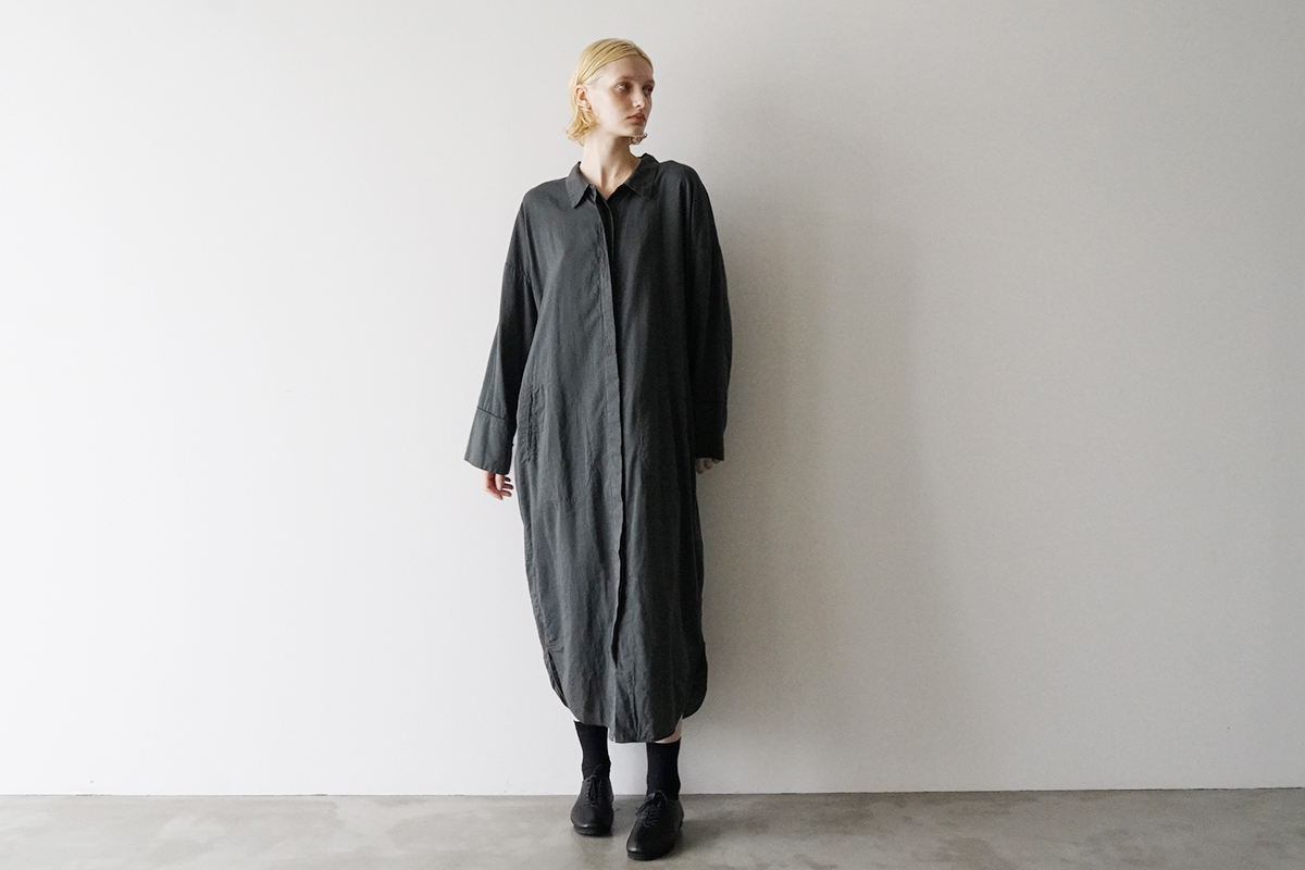 KristenseN DU NORD クリステンセンドゥノルド LONG SHIRTS [H-227 Graphite]