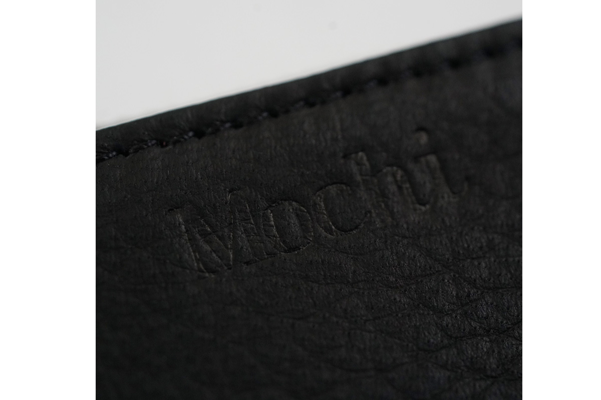 Mochi モチ card case deer leahter[ma-pro-25/black] 鹿革カードケース