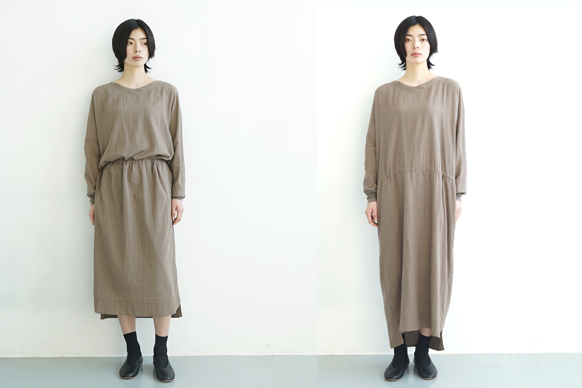 KristenseN DU NORD クリステンセンドゥノルド Dress [I-385/04 Clay]