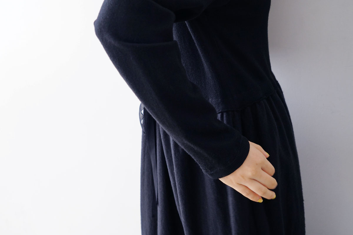 Mochi モチ panel dress[ma24-op-03/black]パネルドレス