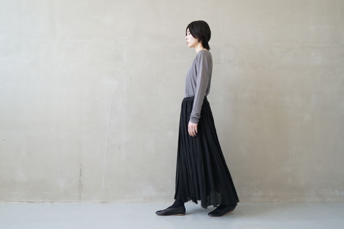 suzuki takayuki スズキタカユキ long skirt [A251-27/black]