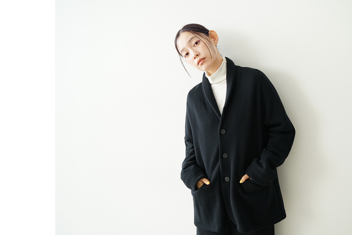 Mochi モチ sweat sweat jacket [black]