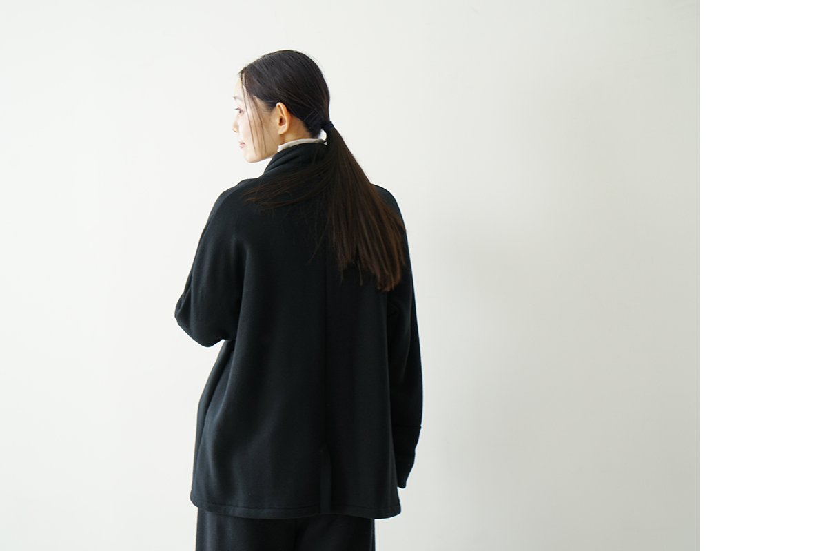 Mochi モチ sweat sweat jacket [black]