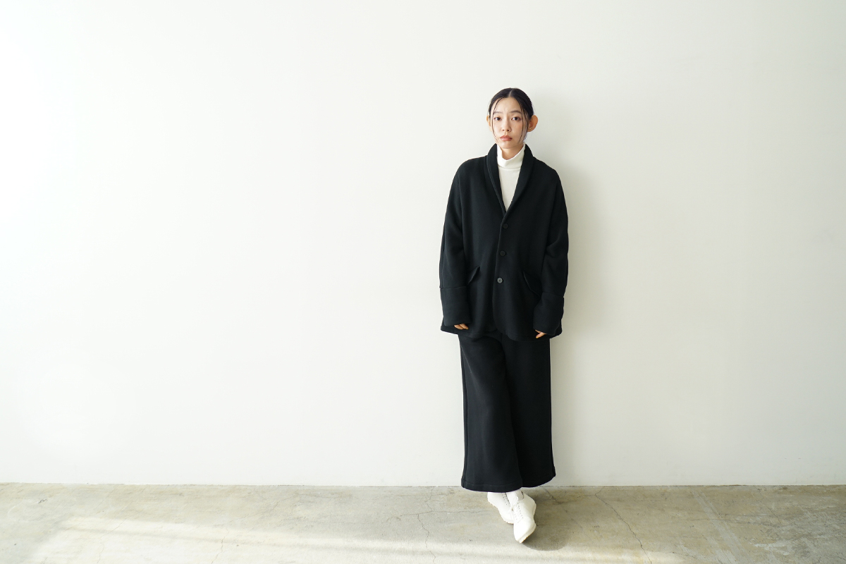 Mochi モチ sweat sweat jacket [black]