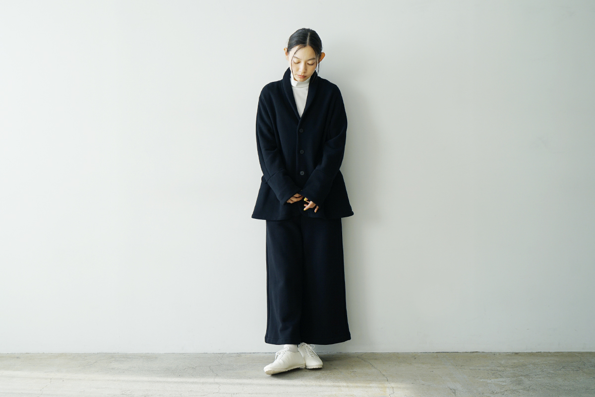 Mochi モチ sweat sweat jacket [black]
